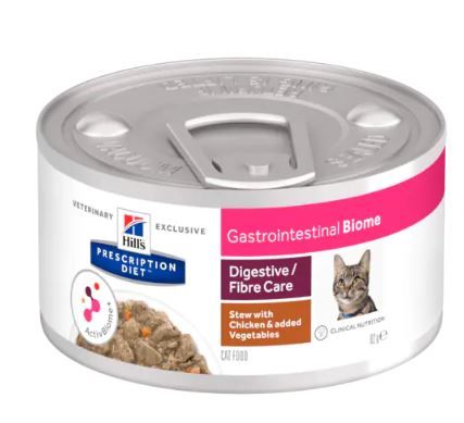 [54972] Boite Feline Mijotés Gastrointestinal Biome au poulet à l'unité (82 g) - Hill's Prescription diet