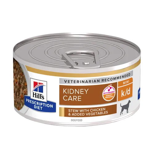 Boite Canine k/d Mijotés - Poulet et légumes (1 boîte 156 g) - Hill's Prescriptions Diet