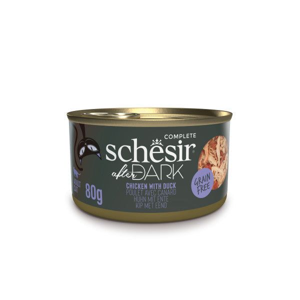 Boite After Dark de Poulet/Canard en pâtée (80 g) - Schesir