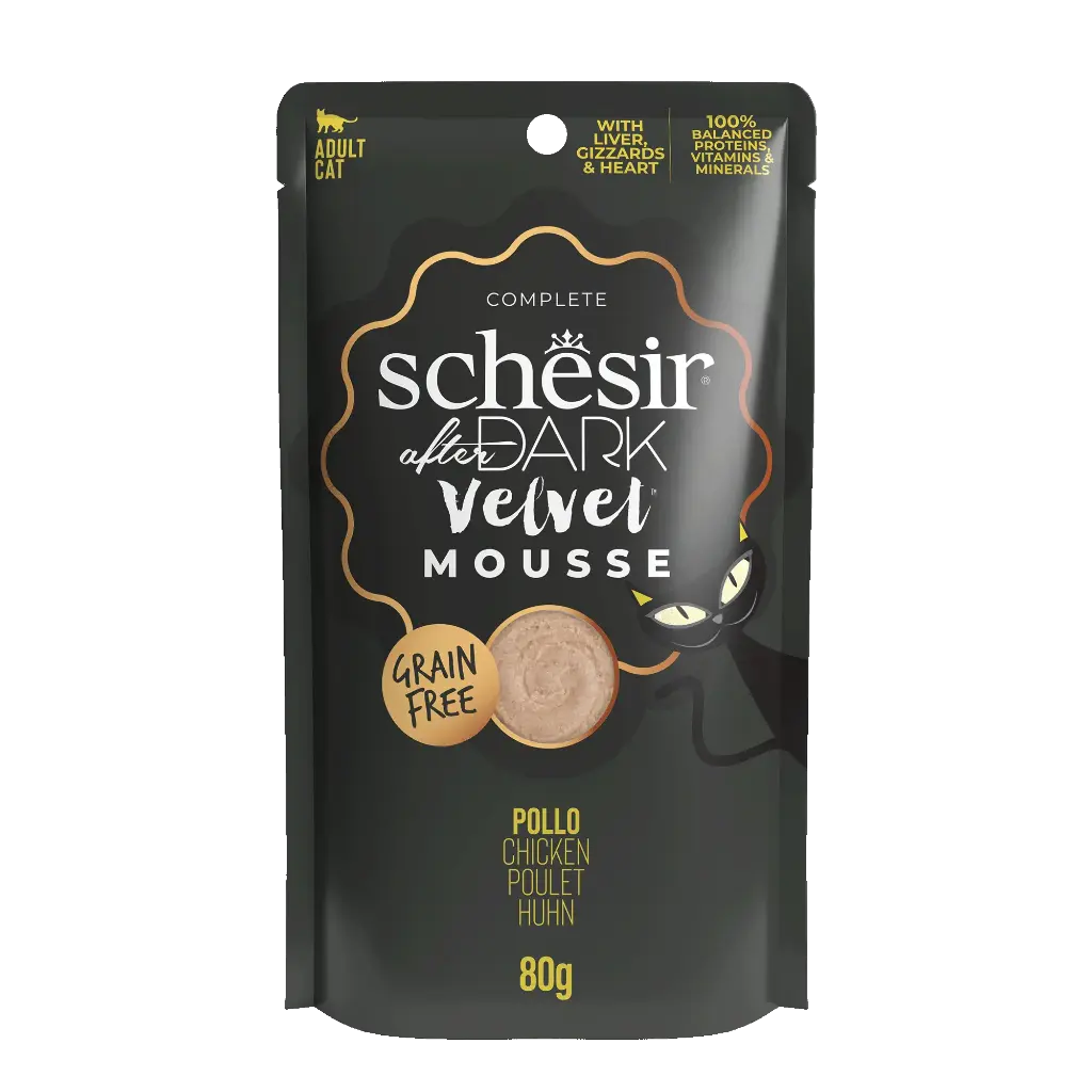 Sachet After Dark de Poulet en mousse Chat (80 g) - Schesir