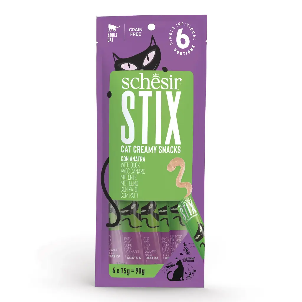 Stix Thon en mousse crémeuse (6 x 15 g) - Schesir