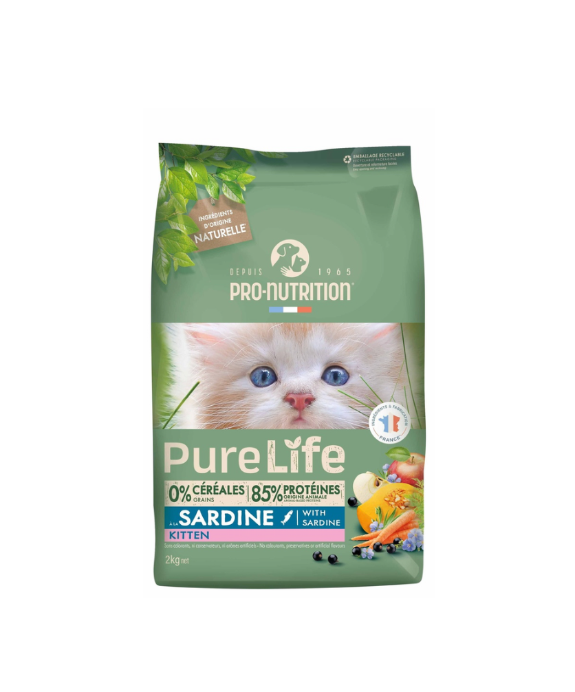 [55069-001] PURE LIFE Chat Kitten (8 kg) - Pro-Nutrition Flatazor