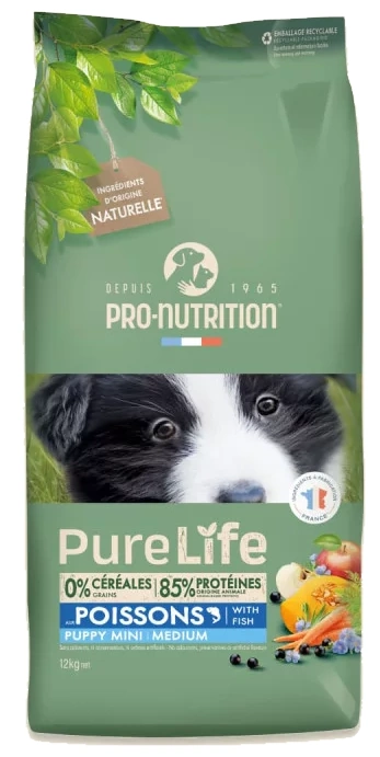 PURE LIFE Chien Puppy Mini Medium (2 kg) - Pro-Nutrition Flatazor