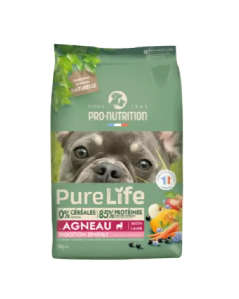 PURE LIFE Chien sensible Agneau (11 kg) - Pro-Nutrition Flatazor