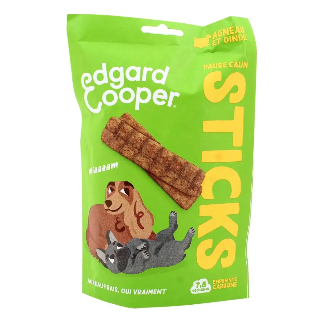 [55097] Sticks Agneau/Dinde (75 g) - Edgard & Cooper