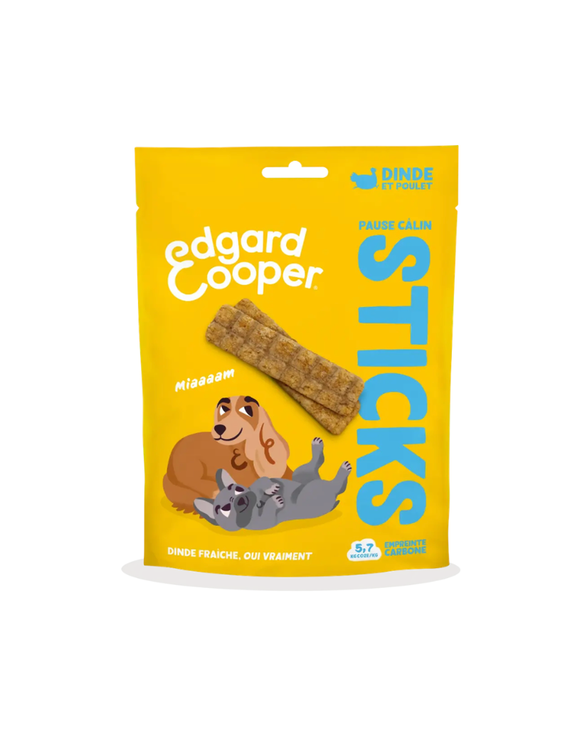 [55098] Sticks Dinde/Poulet (75 g) - Edgard & Cooper