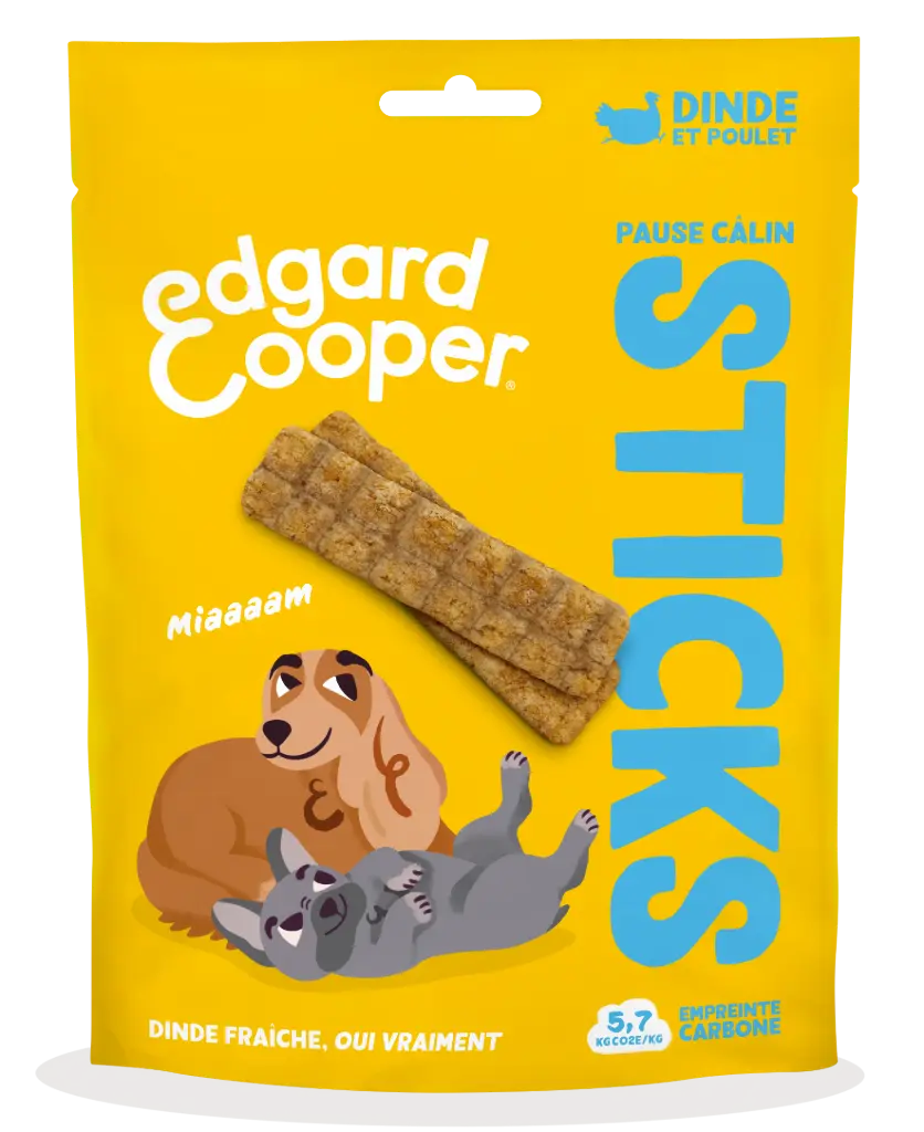 [55098] Sticks Dinde/Poulet (75 g) - Edgard & Cooper