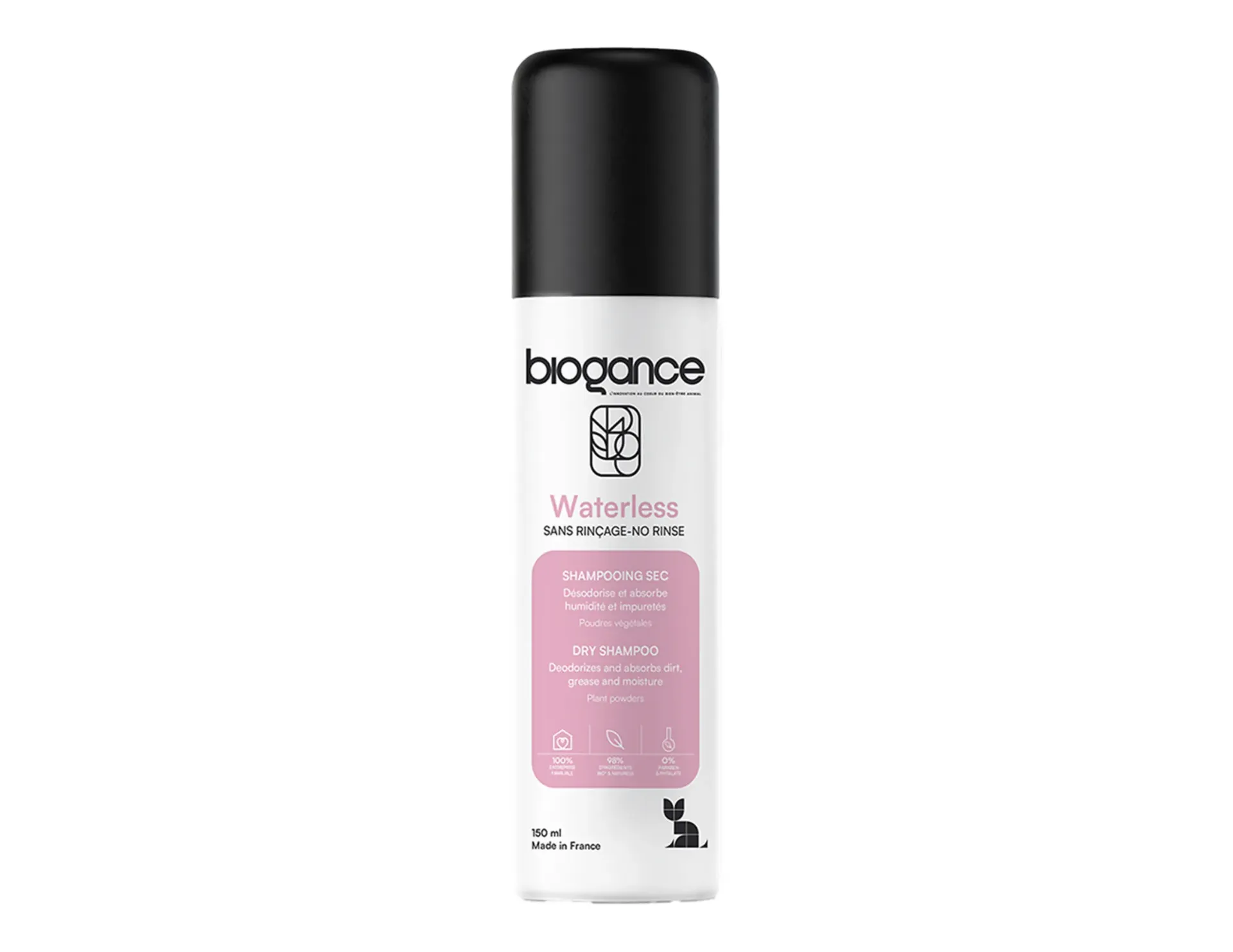 [55139] Shampooing sec pour chat (150 ml) - Biogance