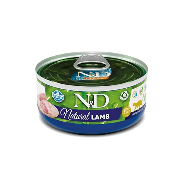 Chat boite natural agneau (70 g) - Farmina