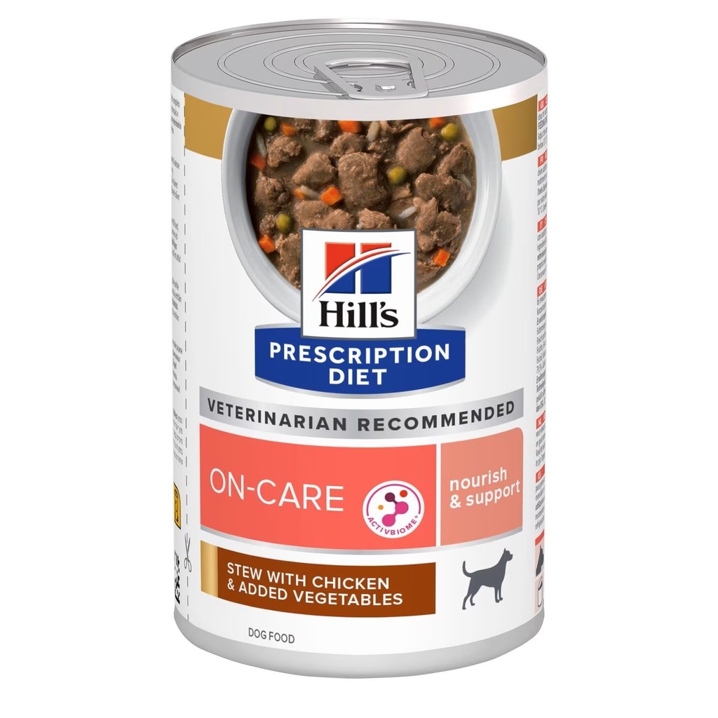 Boite On-Care Mijoté pour Chien au poulet et Légumes (354 g) - Hill's Prescription Diet