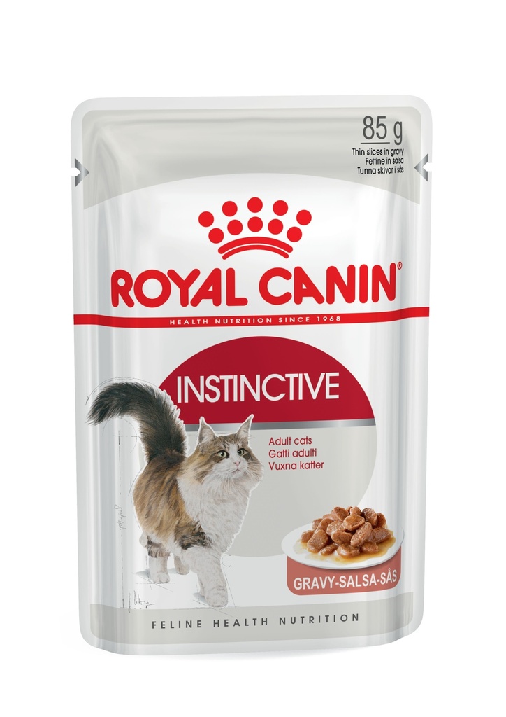 [552_503] Feline Nutrition Instinctive "en sauce" (12 sachets 85 g) - Royal Canin