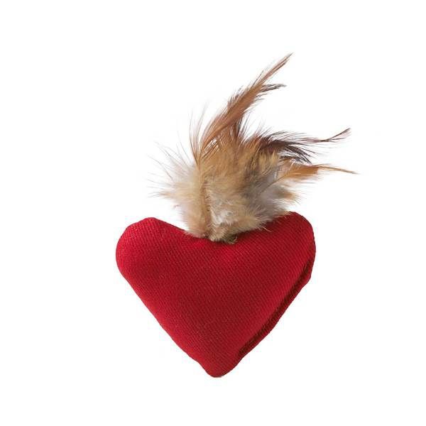 [5523] Jouet "Coeur et Plume" avec catnip - Hunter