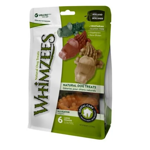 Snack Alligator (L) x6 (360 g) - Whimzees
