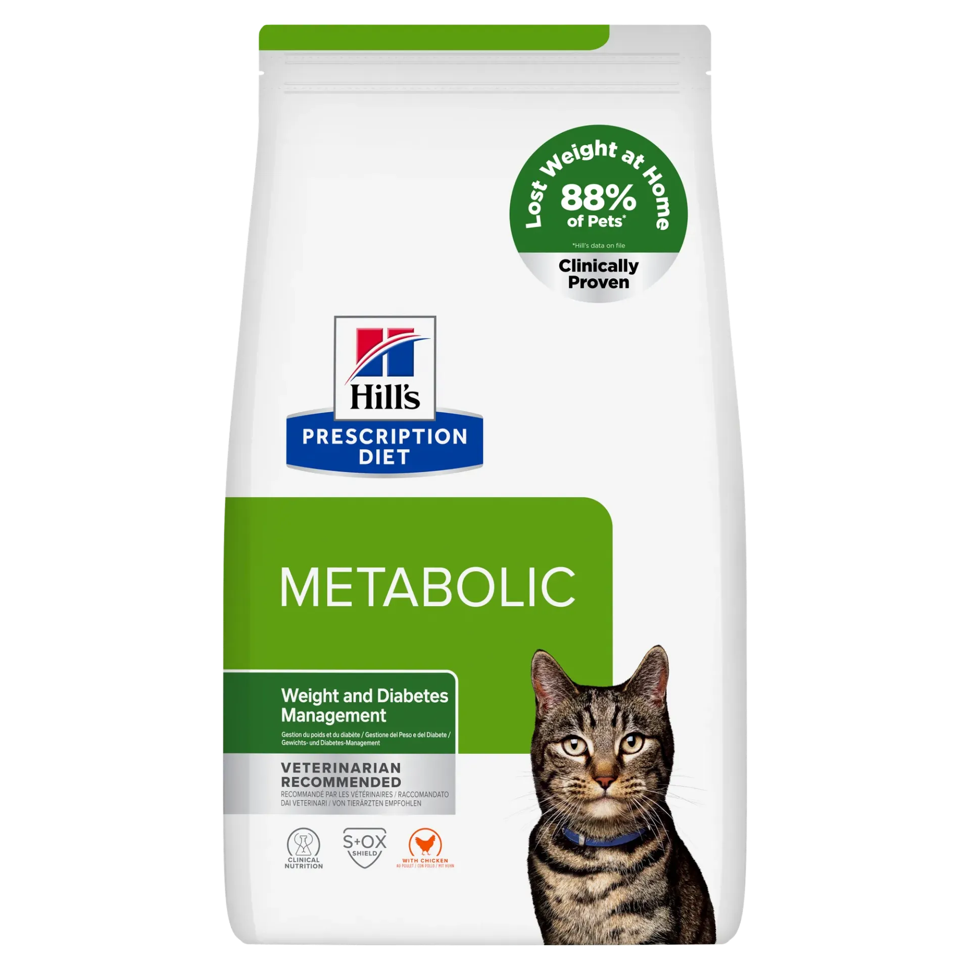 [55279-002] Feline Metabolic au poulet (8 kg) - Hill's Prescription Diet