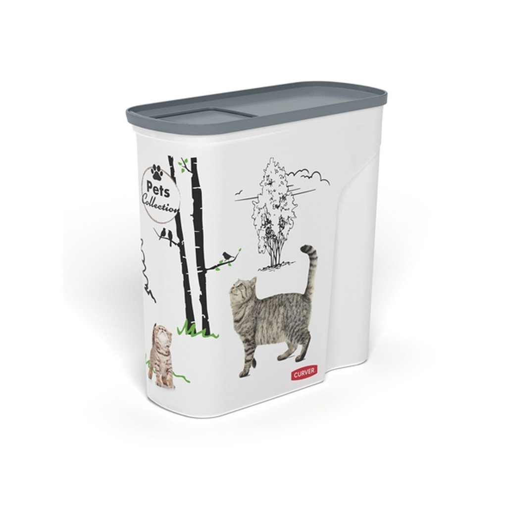 Verseuse à croquettes (2.5 kg/6 litres) pour chat - Curver