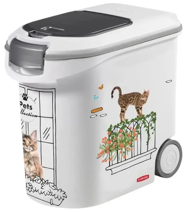 [55295] Verseuse à croquettes pour chat (12 kg/35 litres) - Curver