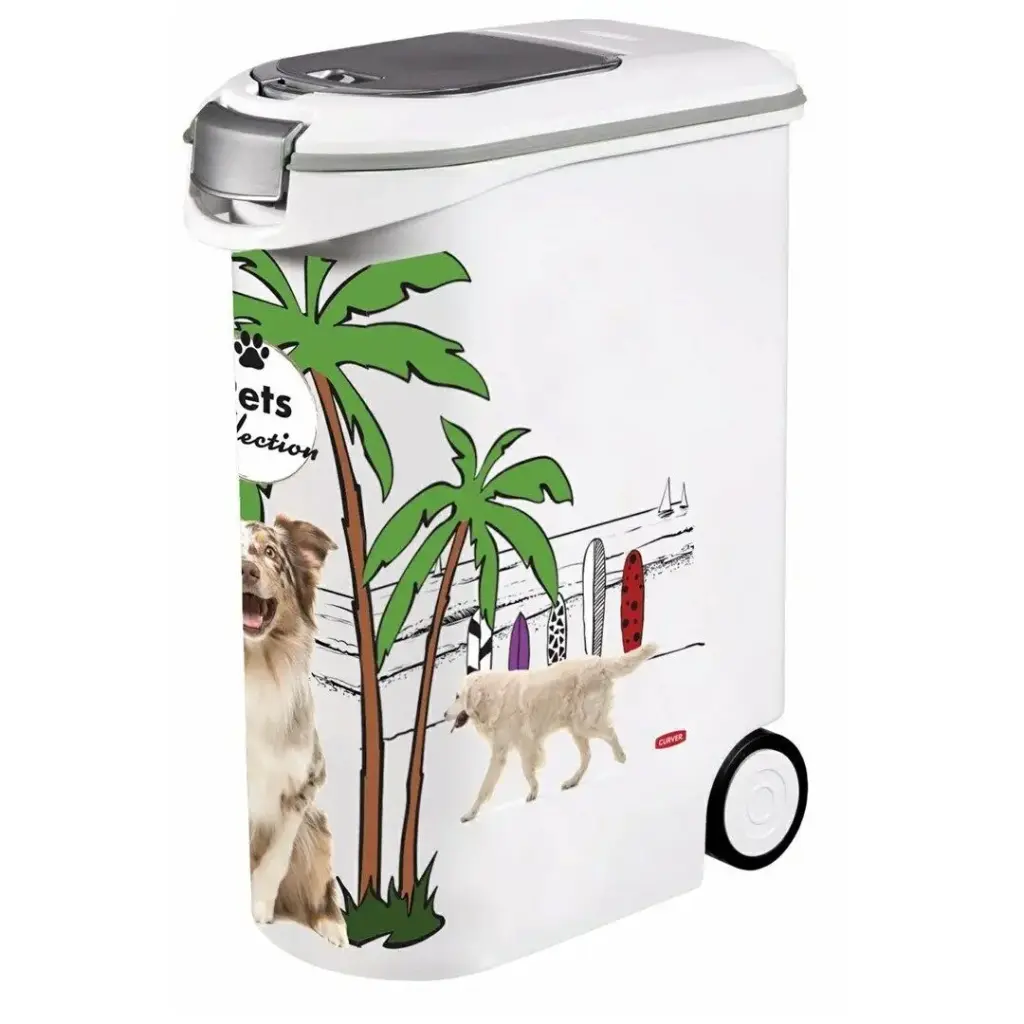 [55297] Verseuse à croquettes pour chien (20 kg/54 litres) - Curver