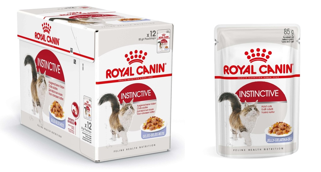 Feline Nutrition Instinctive 12 "en gelée" (12 sachets 85 g) - Royal Canin