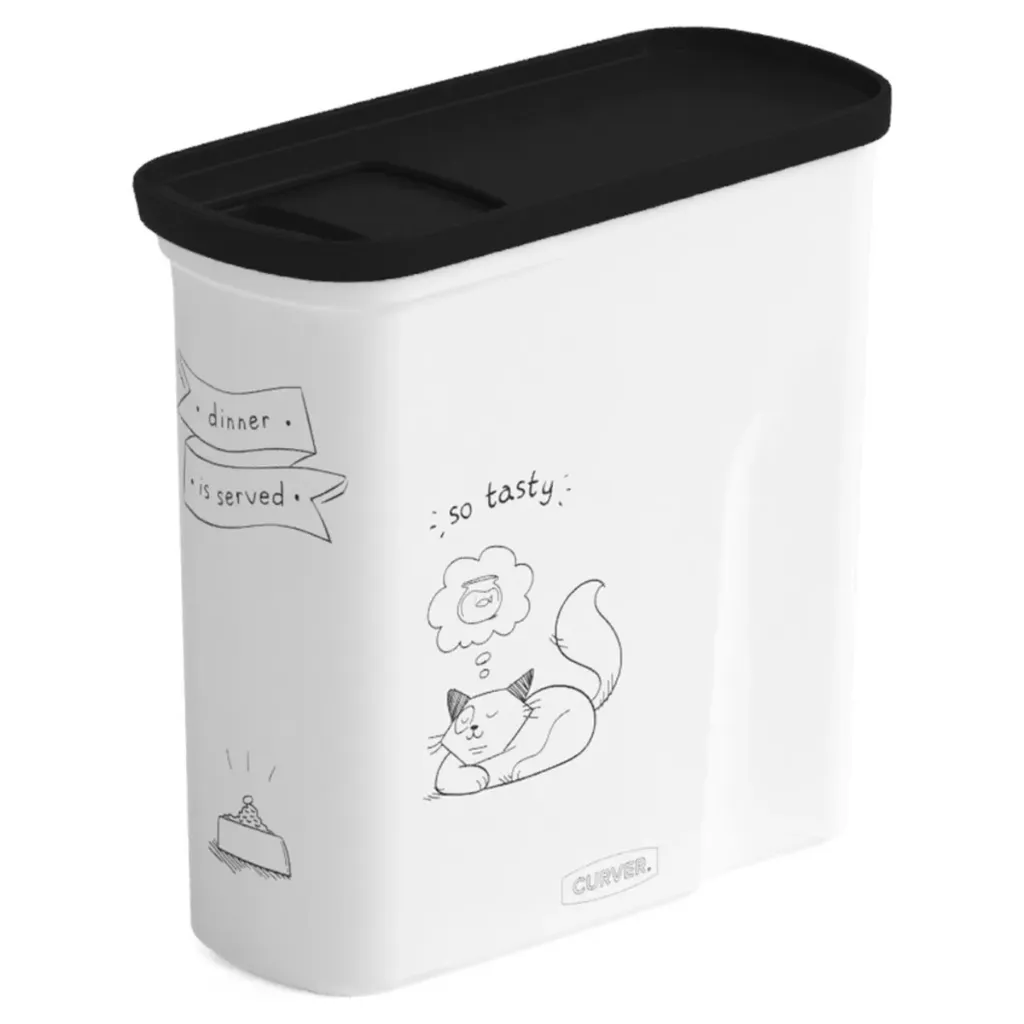[55300] Verseuse à croquettes chat (1 kg/2 litres) - Curver
