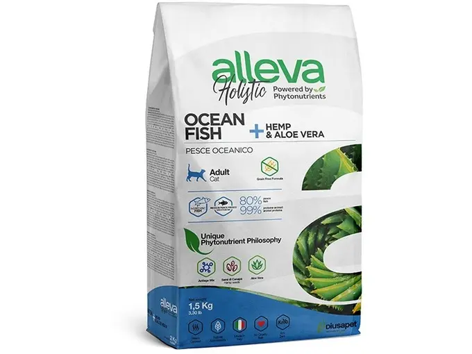 Chat Adult Ocean Fish "Holistic" (10 kg) - Alleva