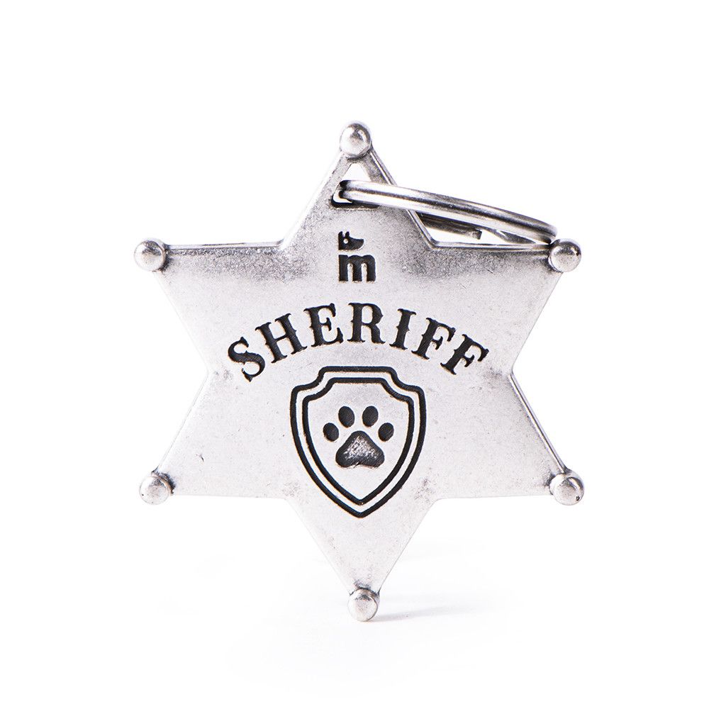 [55337] Médaille "Etoile Sheriff" argenté - MyFamily