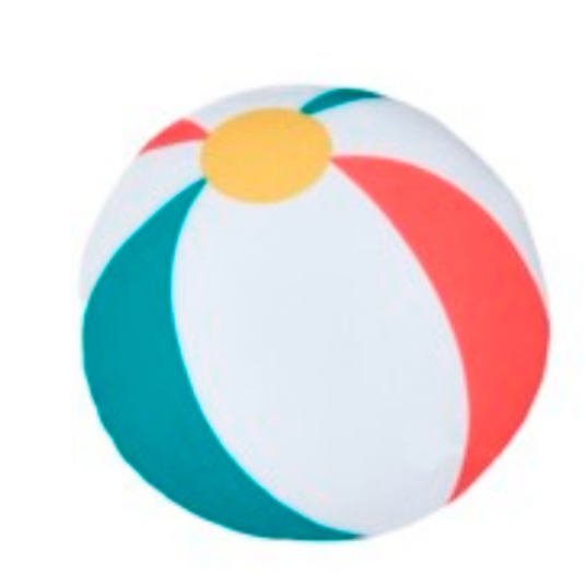 Jouet disque flottant avec squeaker motif Ballon - Bubimex