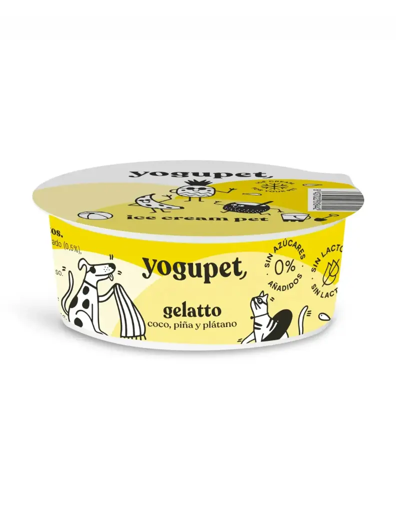 Crème glacée Yellow Ice (110 g) - Yogupet