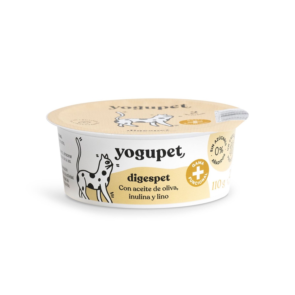 Yaourt Digest pour chat (110 g) - Yogupet