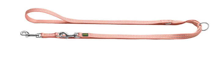 Laisse 3 points "Tripoli" - Rose (200 x 1 cm) - Hunter
