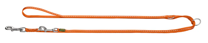 [55412-004] Laisse 3 points "Tripoli" - Orange (200 x 1.5 cm) - Hunter