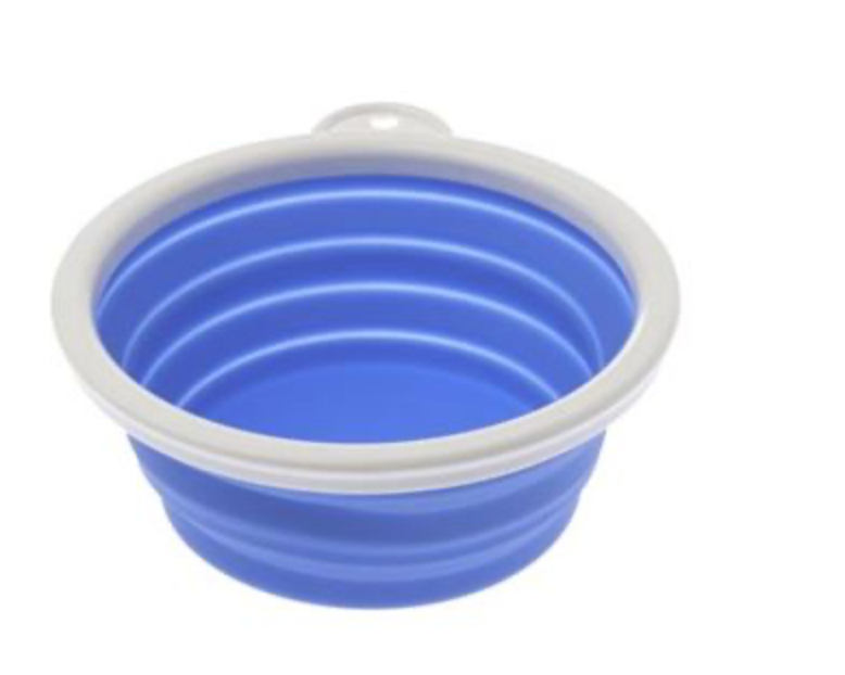 [55439-002] Gamelle Pliable Travel - Bleu Clair (M) - Ferribiella