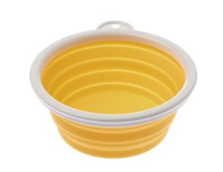 [55440-001] Gamelle Pliable Travel - Jaune (L) - Ferribiella