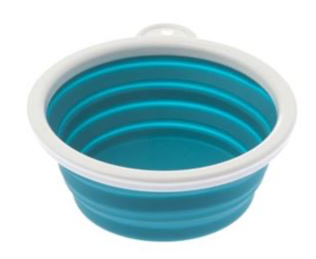 Gamelle Pliable Travel - Bleu Pétrole (S) - Ferribiella
