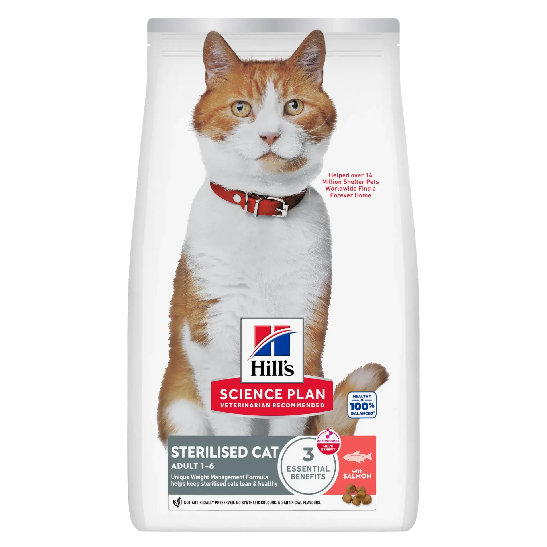 Feline Young Adult Sterilised Cat au Saumon (1.5 kg) - Hill's Science Plan