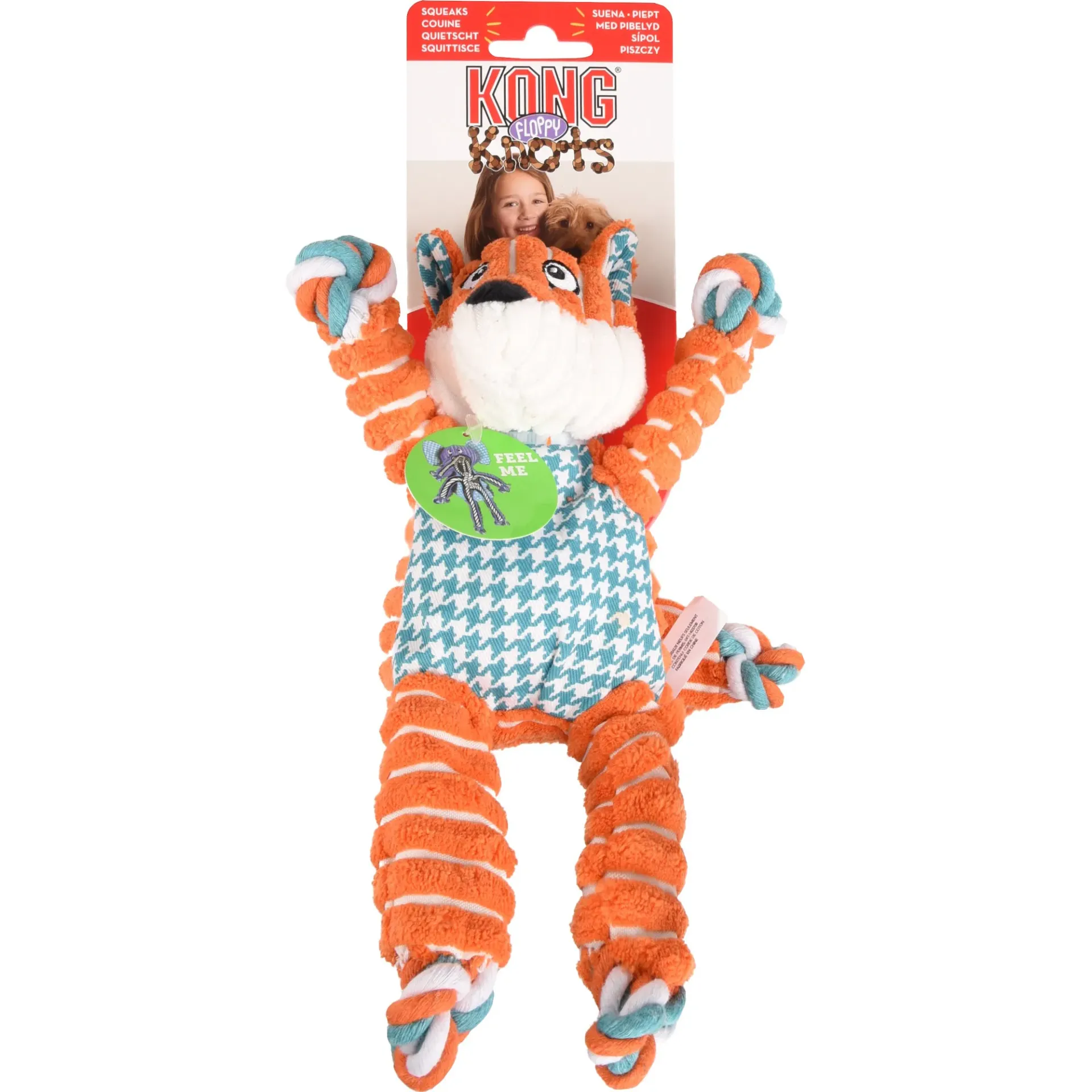 Peluche Floppy Knots Fox (S/M) - Kong