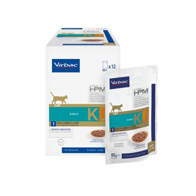 Vet HPM Cat K/J1 Early 1 (12 sachets 85 g) - Virbac