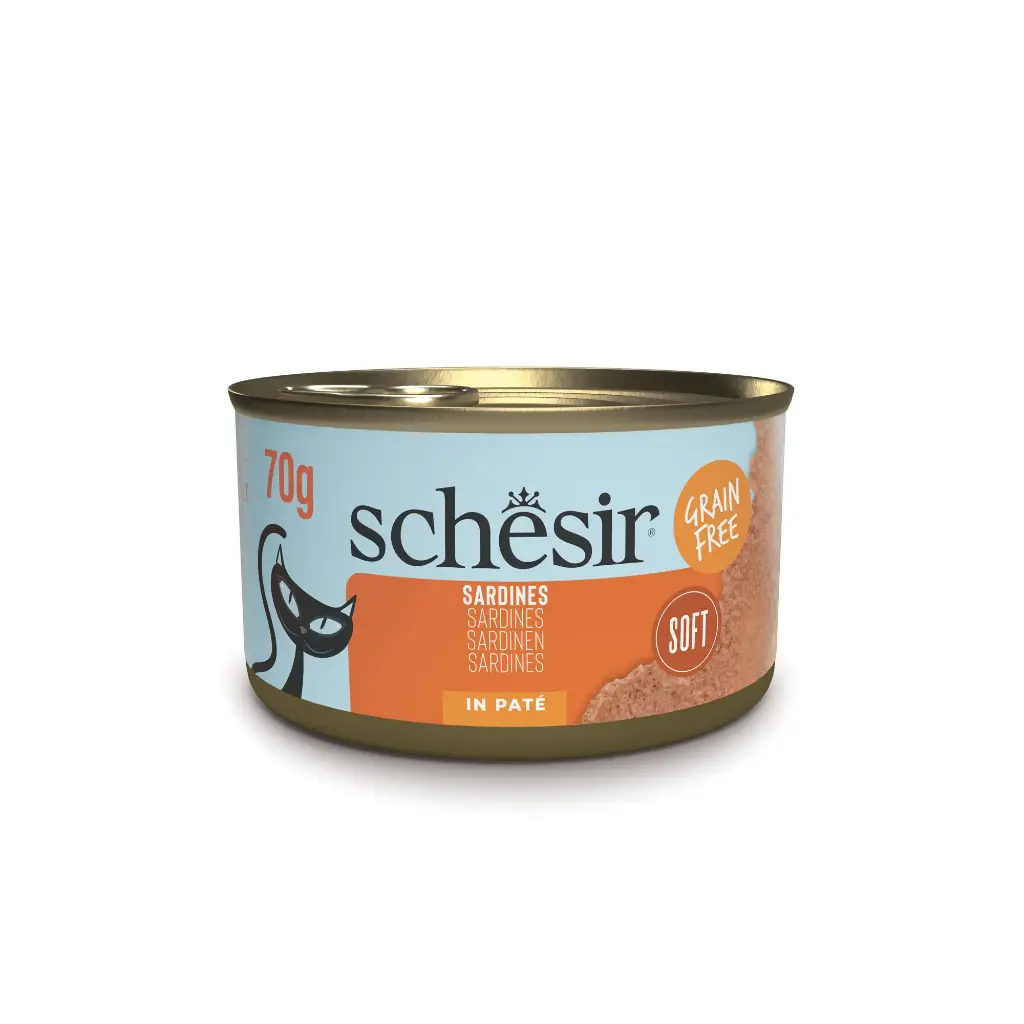 Boite "Grain Free" Pâté de Sardines (70 g) - Schesir