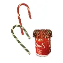 Canne Xmas Fluffy Ginger - Croci