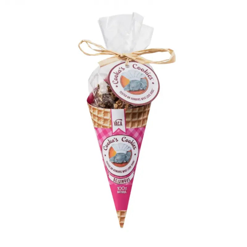[55649] Cornet de friandises Boeuf (50 g) - Cooka's Cookies