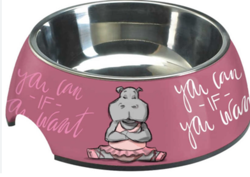 [55653-002] Gamelle Mélaminée Hippo (400 ml) - Croci