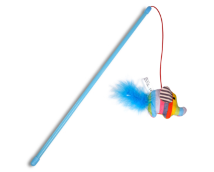 Jouet Chat Bowi Canne à pêche Eléphant (40 cm) - Vadigran