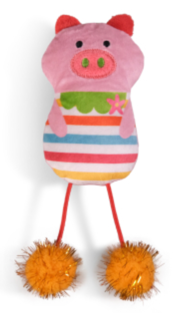 Jouet Chat Bowi Cochon (16 cm) - Vadigran