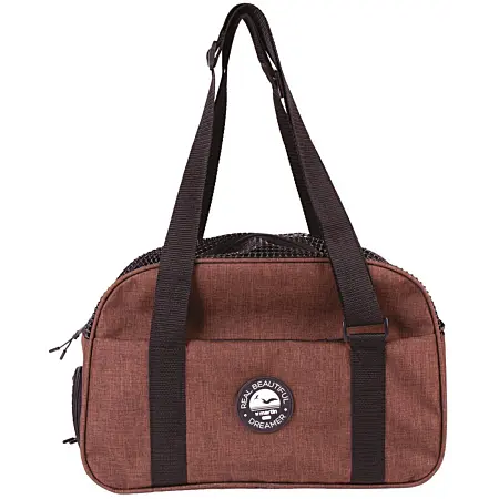 Sac Tunnel rigide Marron/Orange (Taille 2) - Martin Sellier