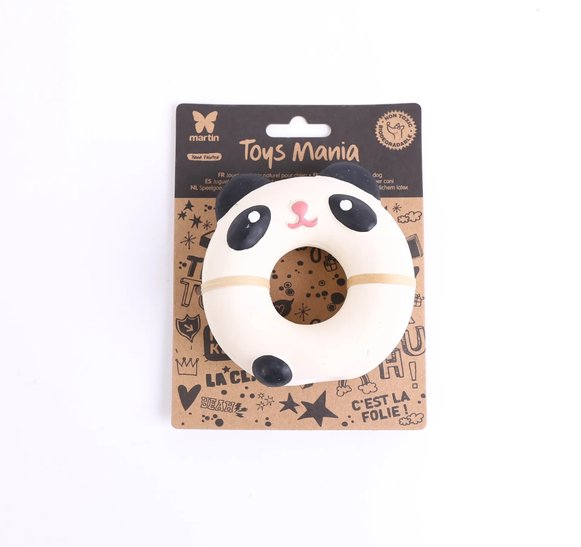 Donut sonore Tofu latex (9 cm) - Martin Sellier