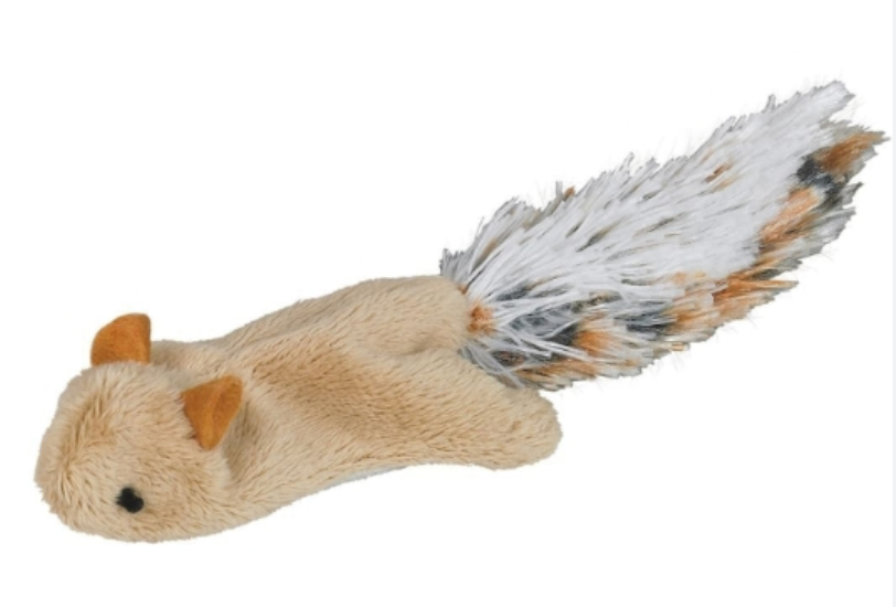 Jouet chat Peluche écureuil volant (10.5 cm) - Vadigran