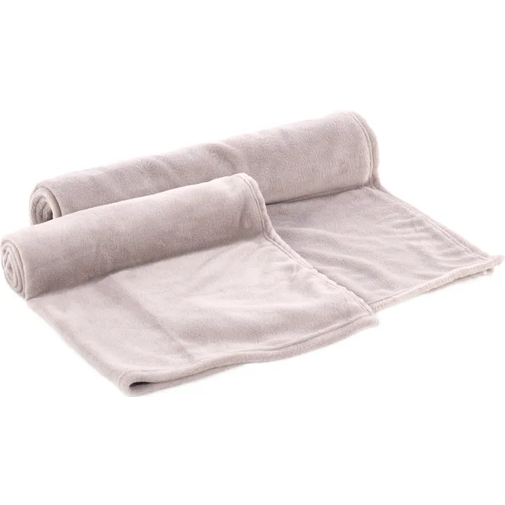 [55825] Couverture Nardo Rectangle Beige 150 x 100 cm - Flamingo