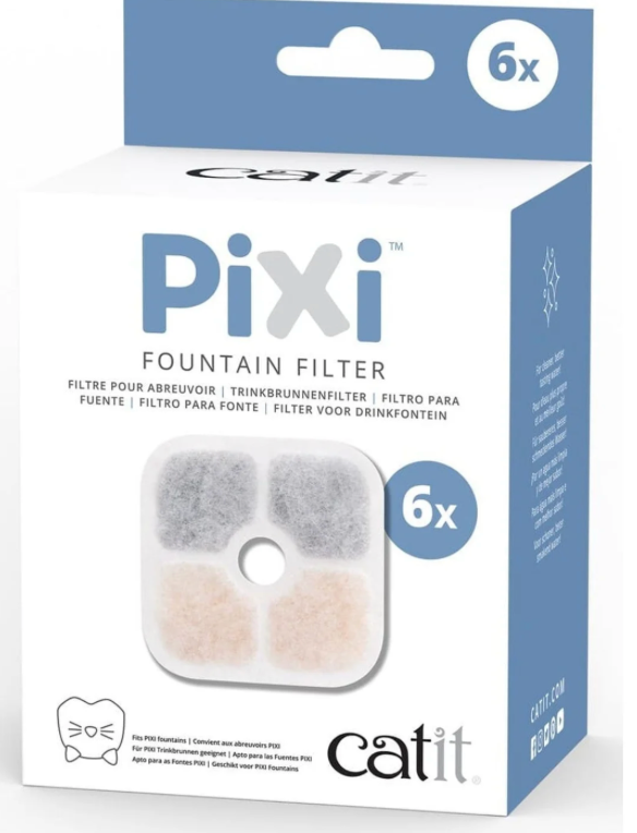 Filtres Pixi pour Abreuvoir (6 filtres) - Cat it