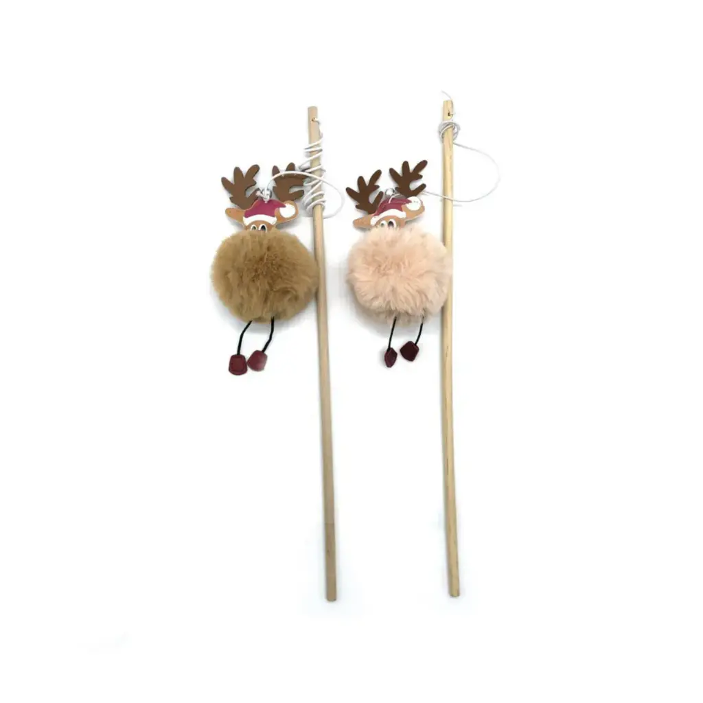 Canne à pêche "Noël" (70 cm) - Bubimex