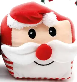 [55879] Xmas Peluche Père Noël (16 cm) - Bubimex