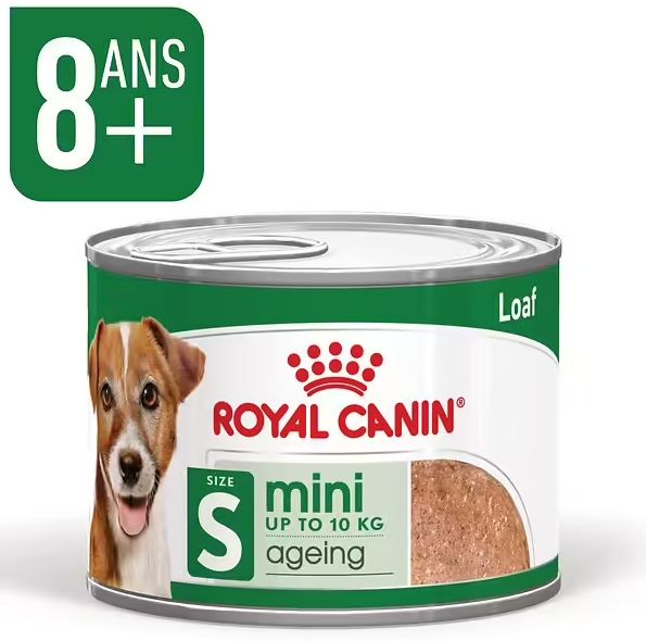 Pack mini ageing pâtée en mousse pour petit chien (12 boites x 195 g) - Royal Canin